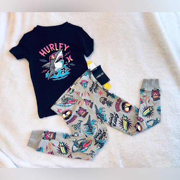 NWT Hurley Toddler Pj Set - Picture 2 of 5